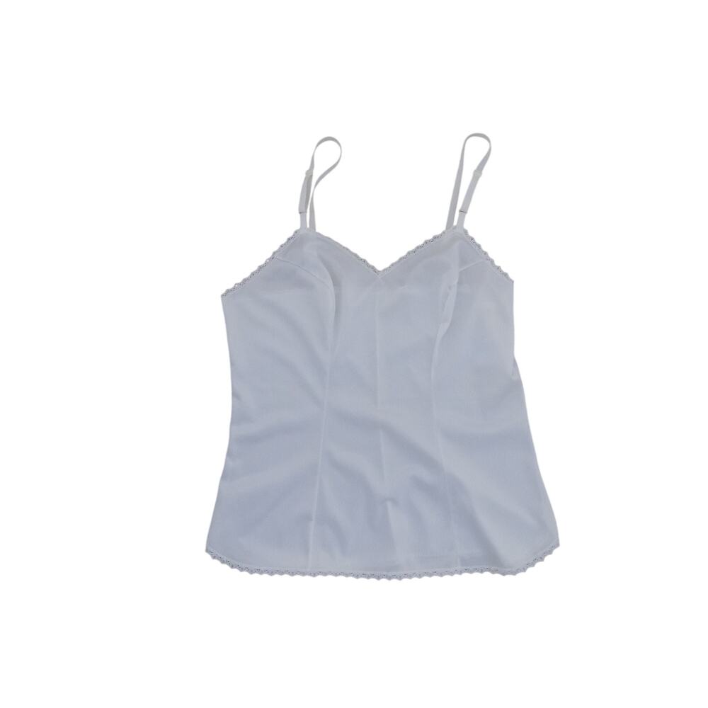 Vintage Vanity Fair camisole satin lace size Medium
